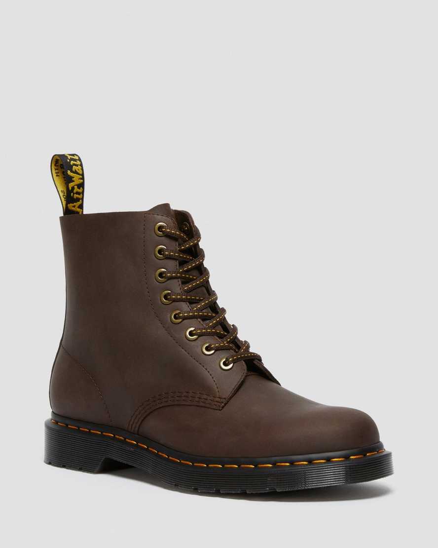 Dr. Martens 1460 Pascal Lær Snørestøvler Dame Mørke Brune [1972DZGEL]